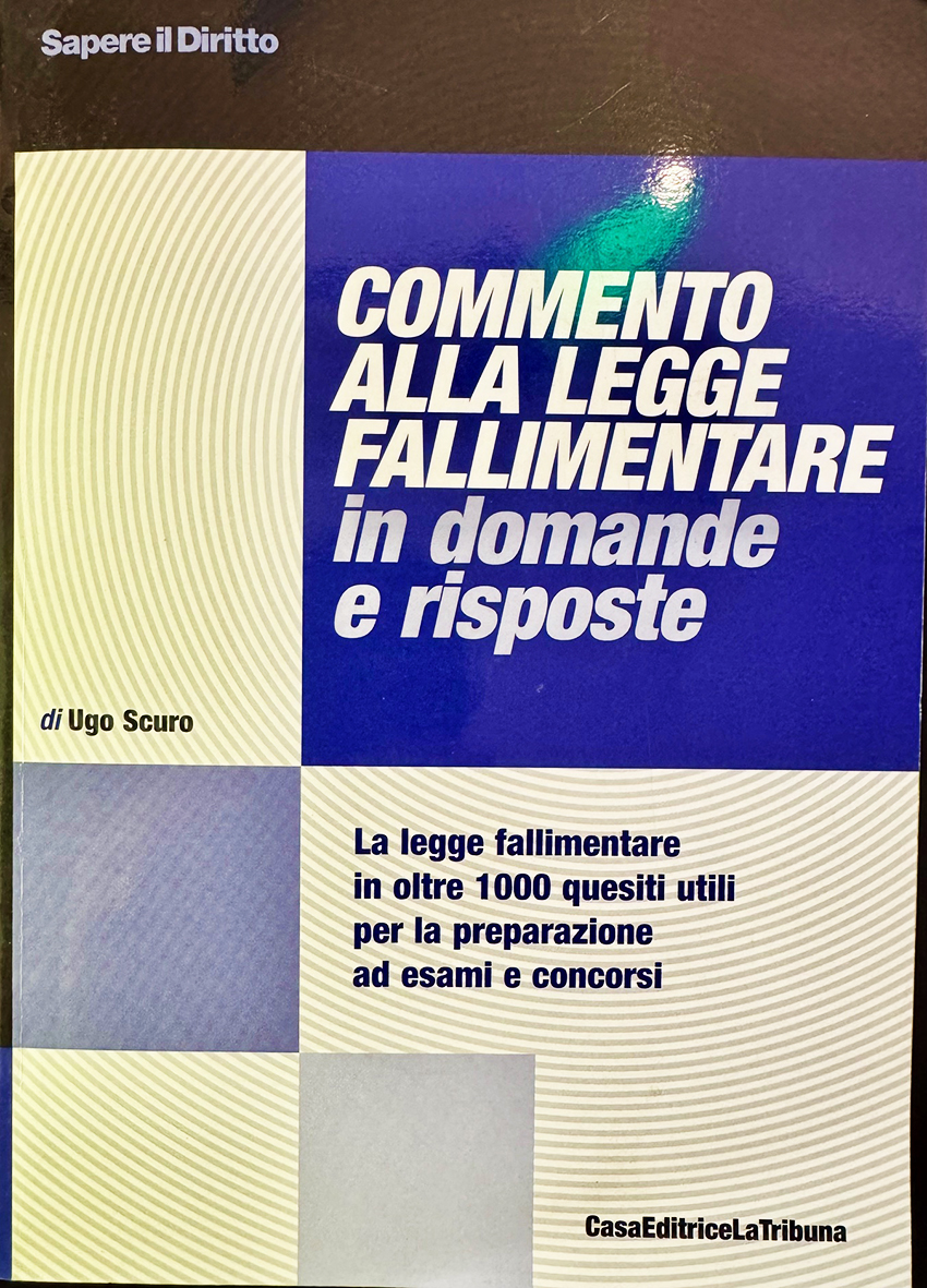 copertina del libro COMMENTO ALLA LEGGE FALLIMENTARE di Ugo Scuro